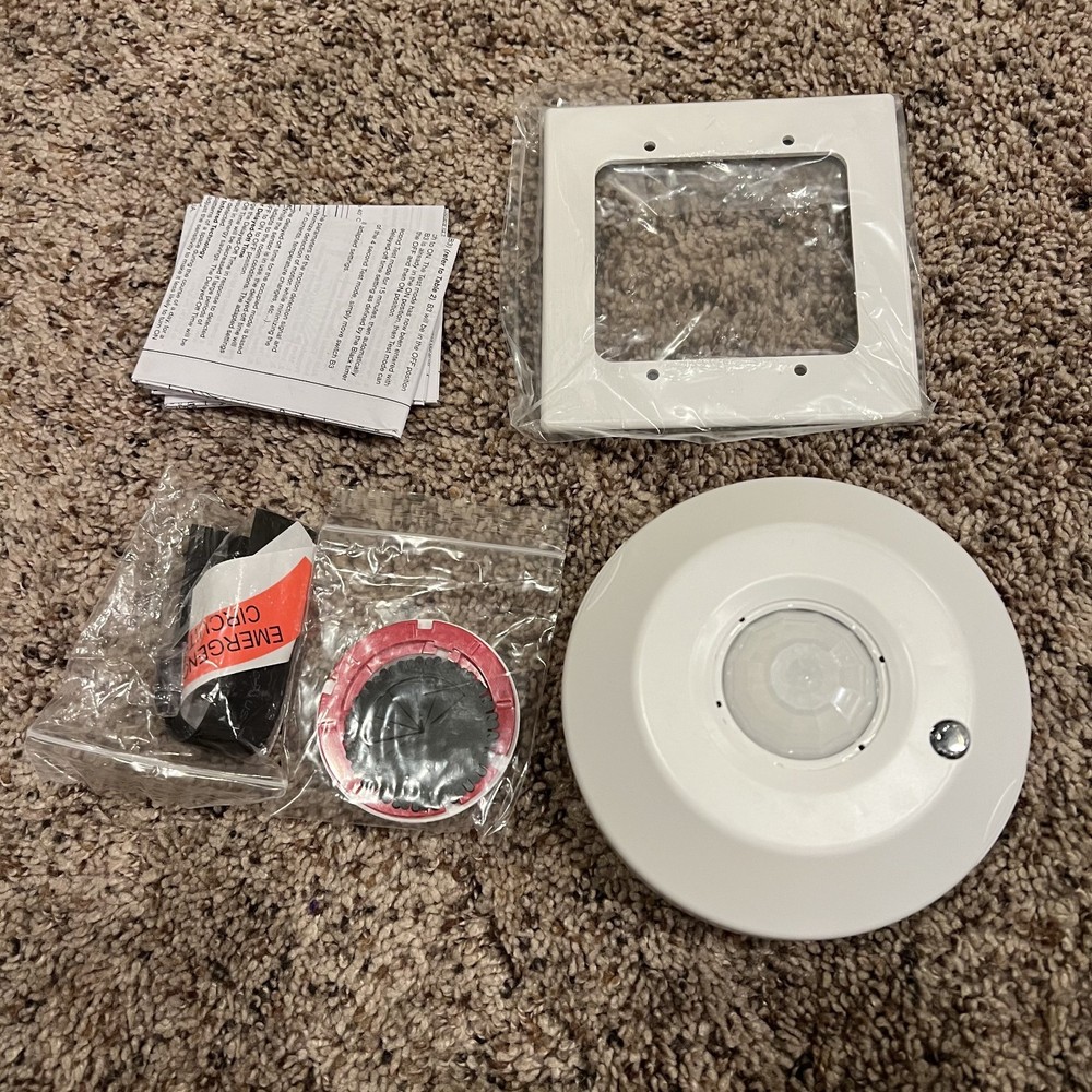 LEVITON ODC15-IDW WHITE CEILING SENSOR FIRE ALARM