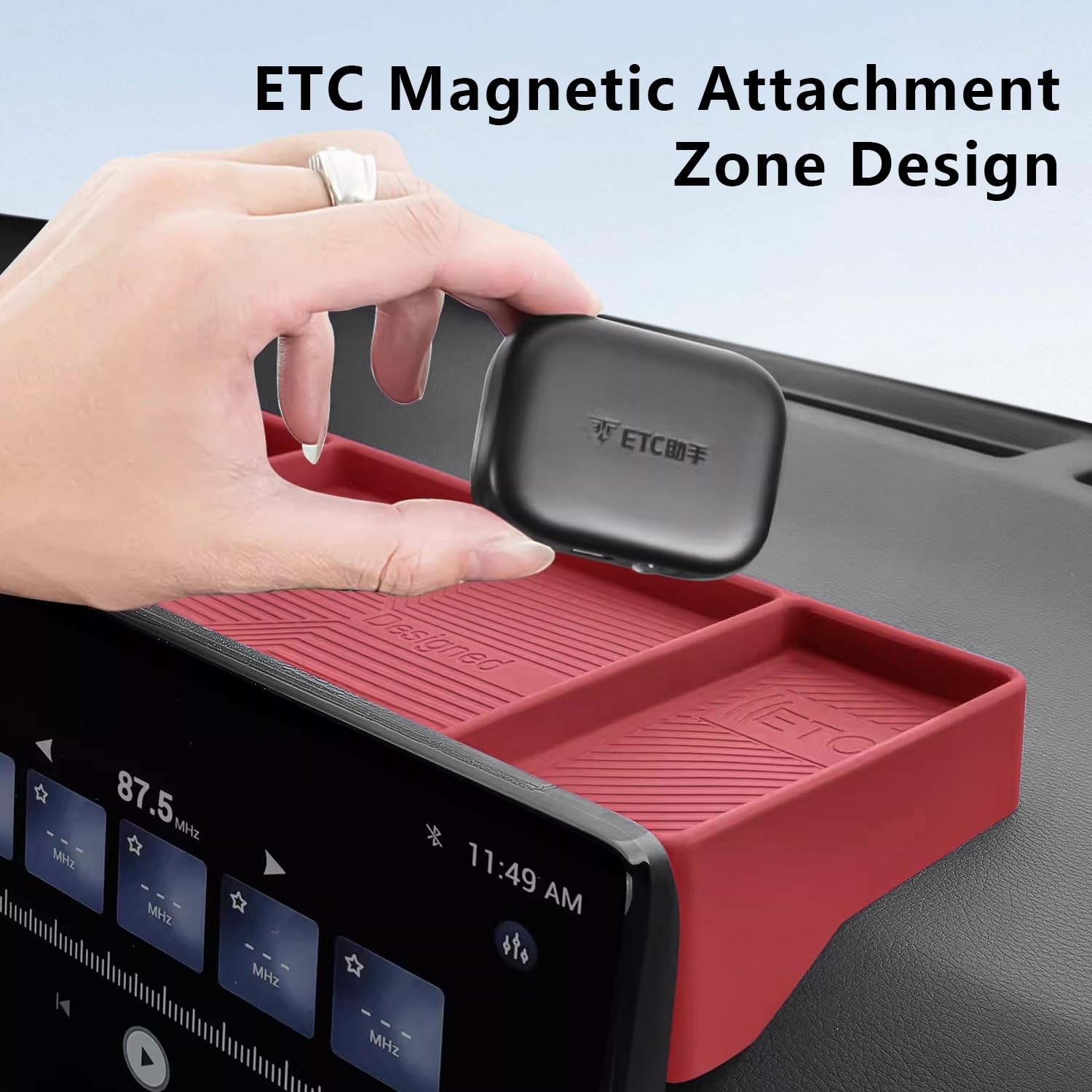 Dashboard Organizer for Toyota 2021-2026 RAV4 /RAV-4 / Wildlander, Silicone D...