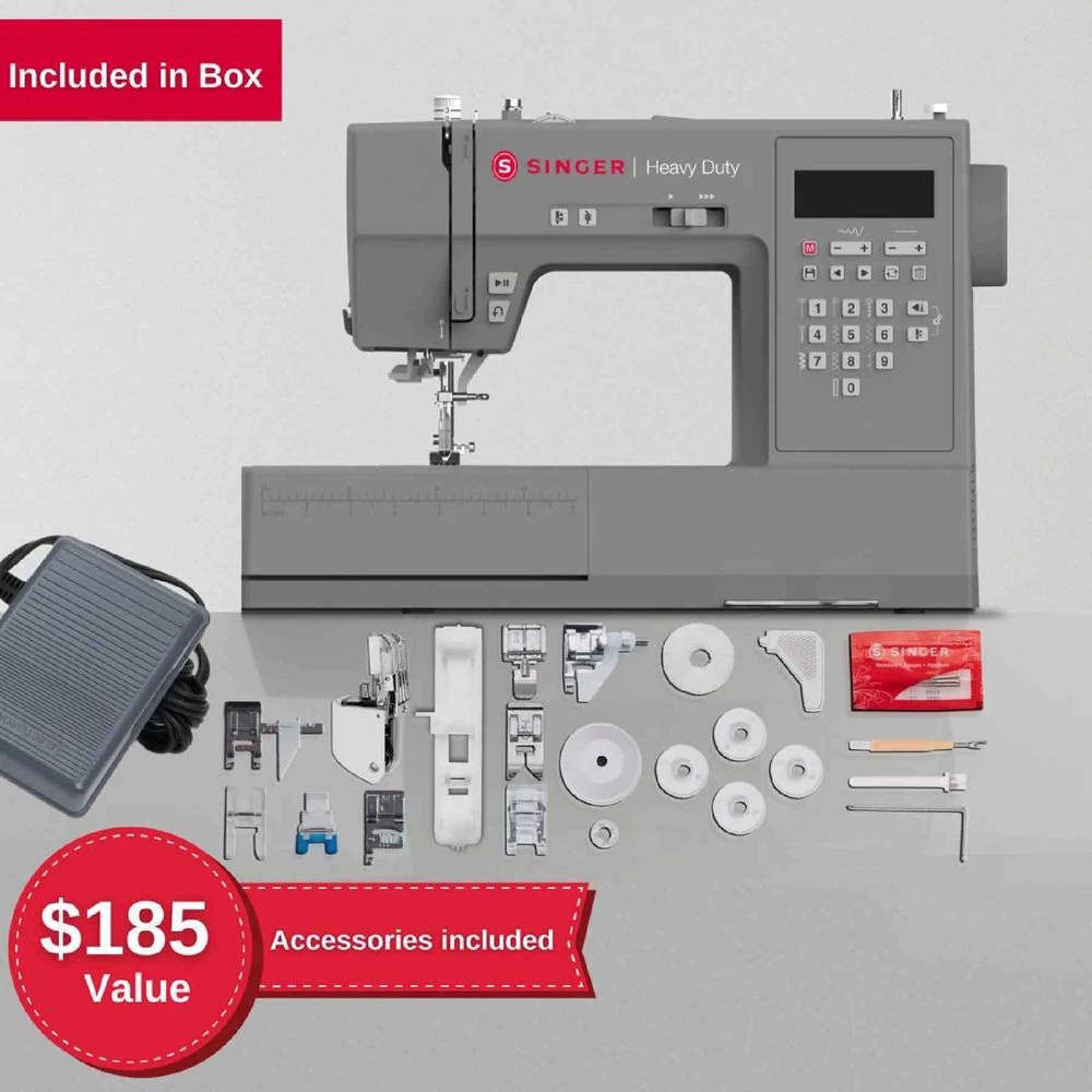 SINGER Heavy Duty 6700C Computerized Sewing Machine with Accessory Kit