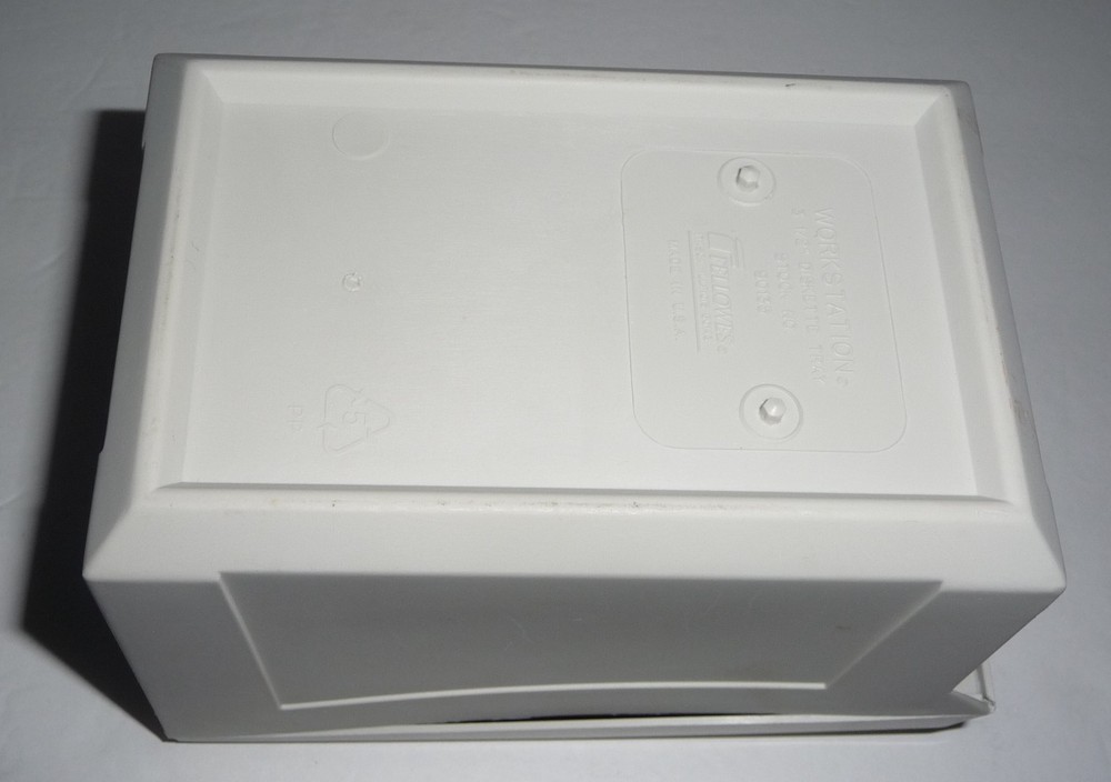 Fellowes Floppy Disk Storage Box For 3-1/2" Diskettes-Plastic Vintage
