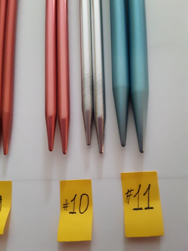 21 Complete Sets Single Point Knitting Needles Boye, Bates, other, 14", 10" KN7