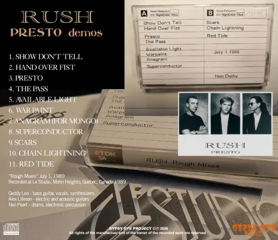 RUSH / PRESTO DEMOS (1CD)
