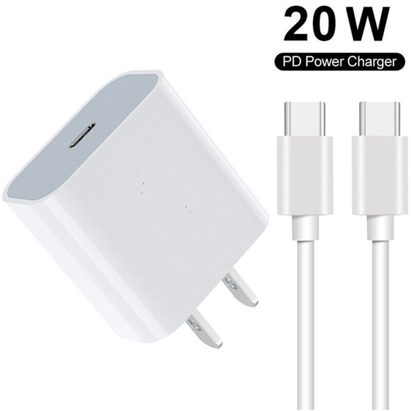 For Meta Quest 3S 20W PD USB-C Fast Charger+Type-C Cable