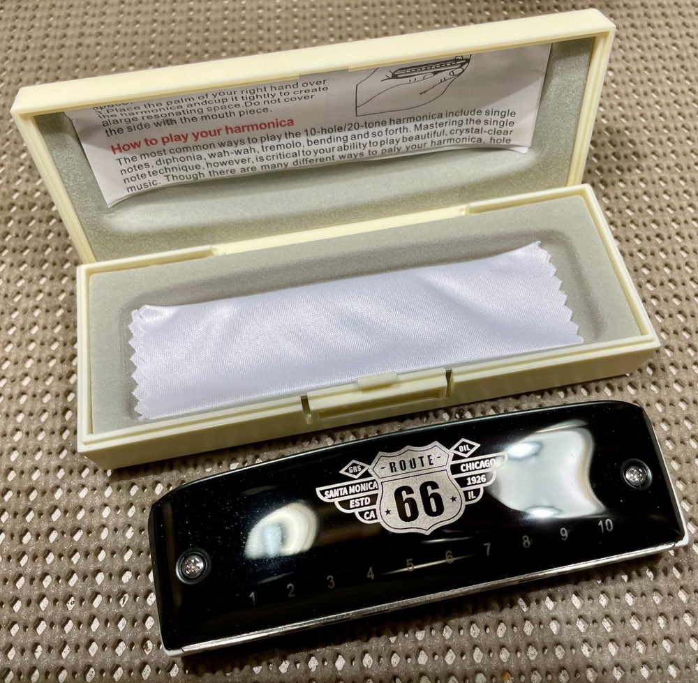 Harmonica, Kongsheng Rt. 66 black covers, various keys
