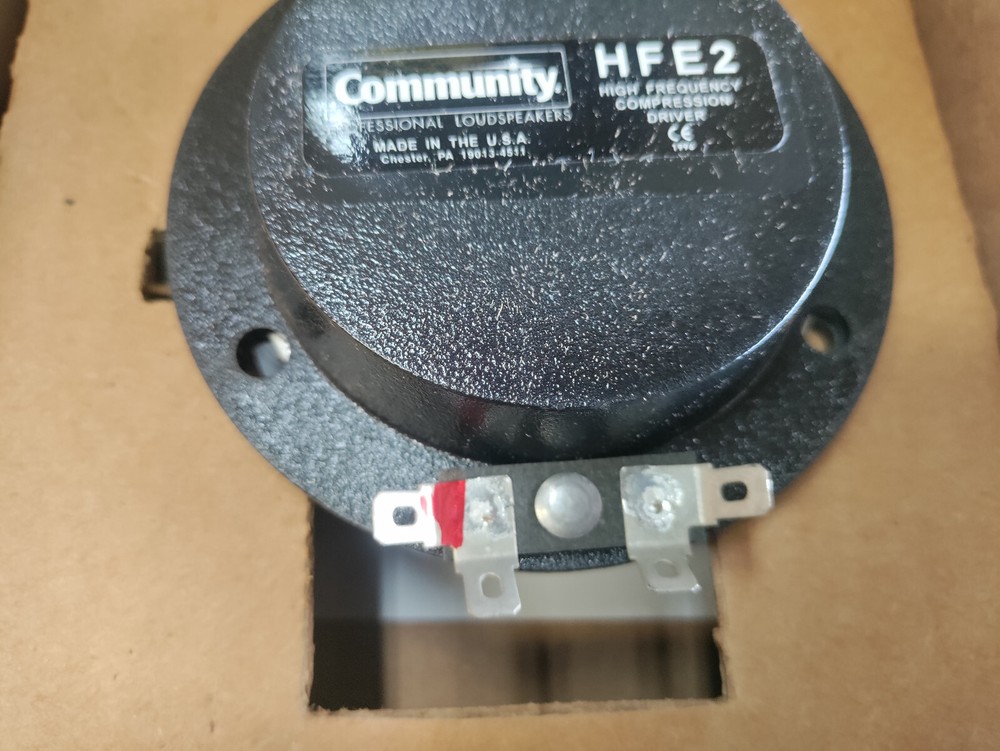COMMUNITY 103424R HFE2 HF HIGH FREQUENCY COMPRESSION DRIVER REPLACEMENT 1" DIA.