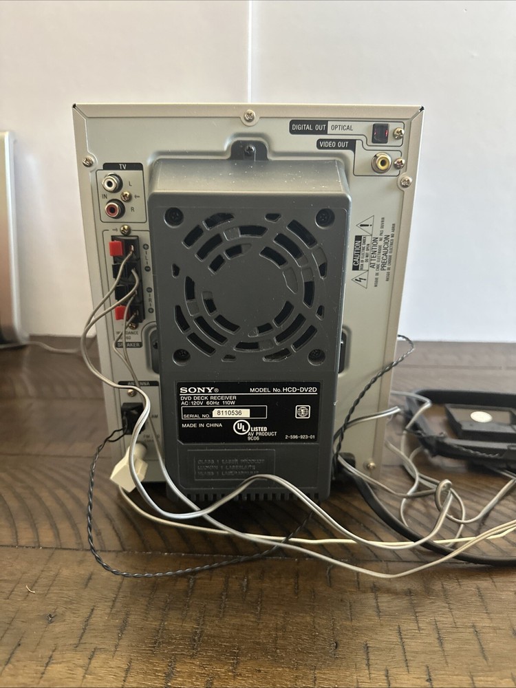 Sony CMT-DV2D DVD Micro Component System with Remote