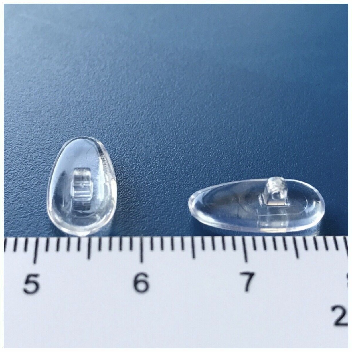 USA seller Oval shape Screw on Soft Silicone Nose Pads for Eyeglasses/Sunglasses