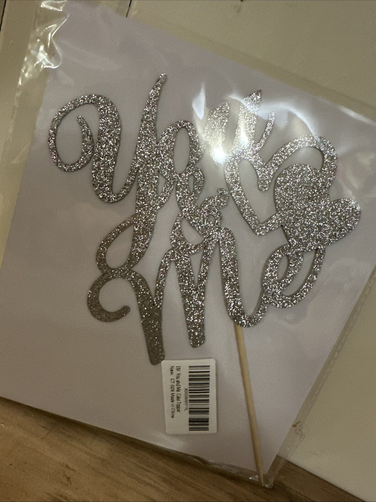 You And Me Cake Topper