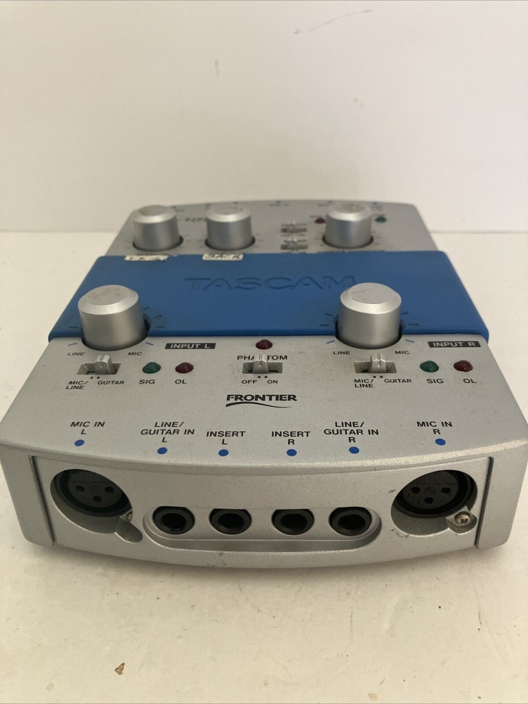 USED Tascam Frontier US-122 2-channel USB Audio MIDI Interface UNTESTED READ