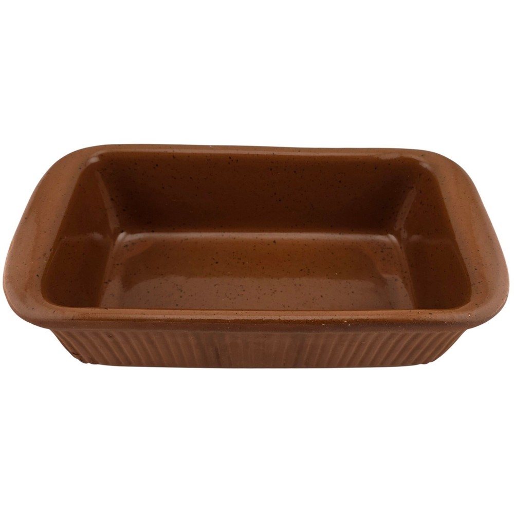 Terracotta Loaf Pan Baking Dish Clay Ramekin Oven Safe Bread Cake