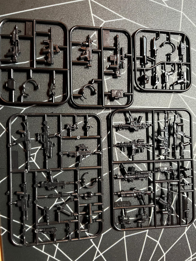 lego compatible mini figure multi weapon lot