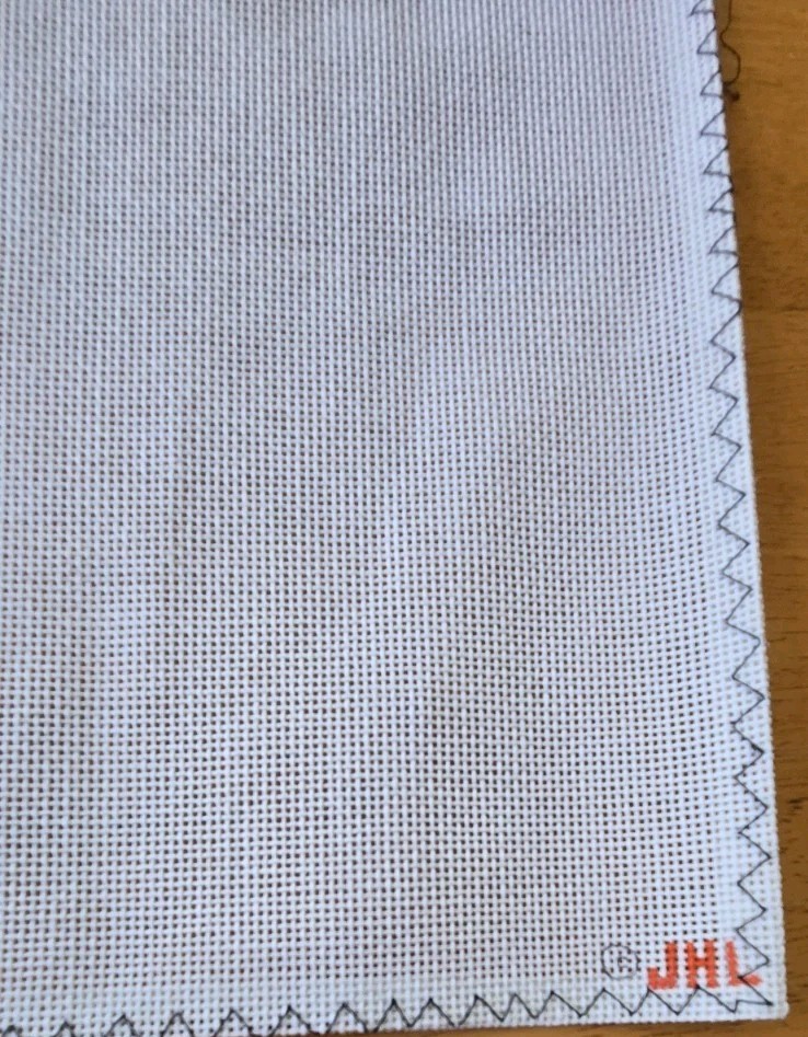 Needlepoint Canvas-Jumping Fish In Waves-18 Mesh-12" x 4"