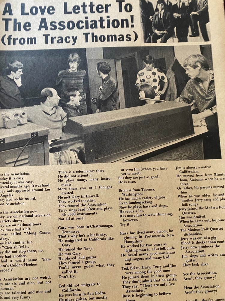 The Association, Full Page Vintage Clipping