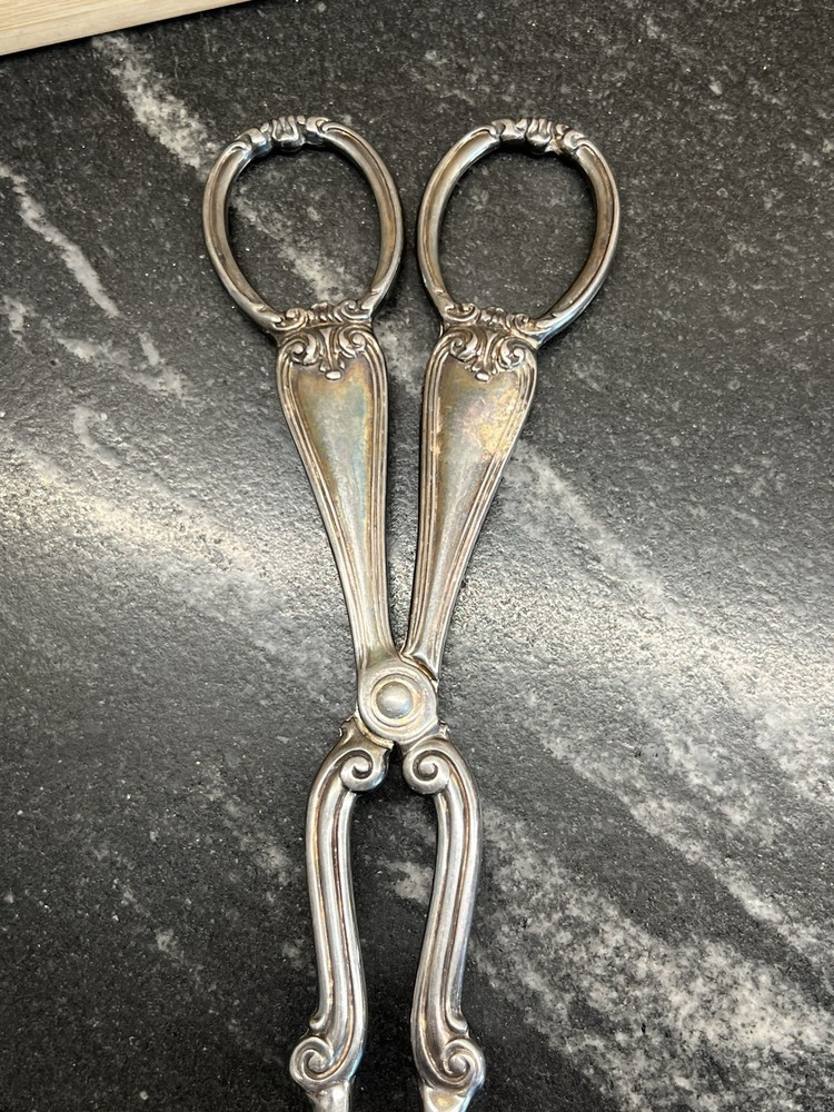 Vintage Gorham Heritage Silver Plated Salad Serving Tongs