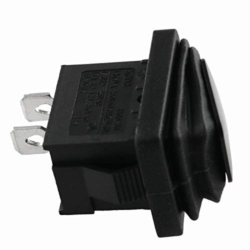 Waterproof Rocker Toggle Switch Waterproof Rocker Switch, Black