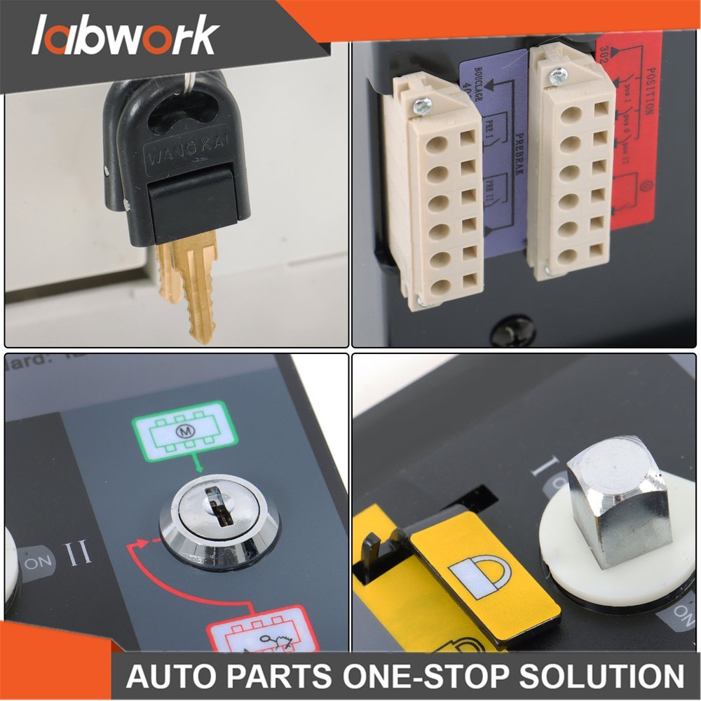 Labwork ATS Generator Automatic Transfer Switch 630A 4P 110/220V Grid To AC