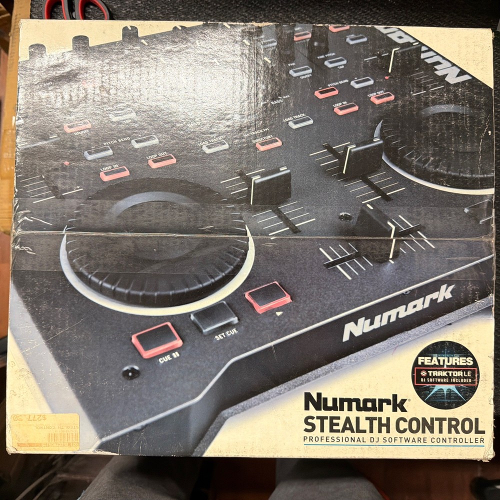 Numark Stealth Control DJ Controller MIDI USB Traktor VirtualDJ Mixer Controller