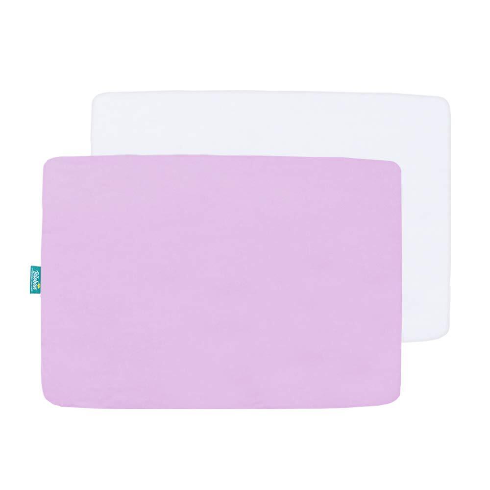 Pack N Play Fitted Sheets Potable Mini Crib Sheets Multi-color 39"x27" 2 Pack