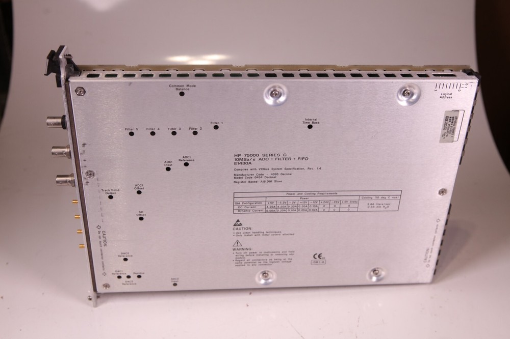 HP Agilent E1430A 10 MS/s Series C Module