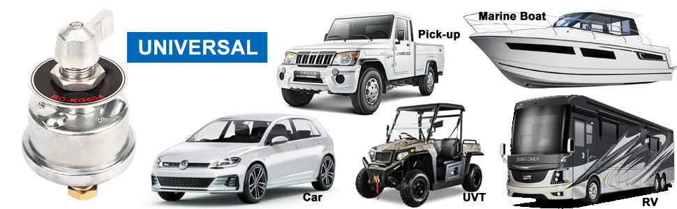 Master Battery Quick Disconnect Power Cut Shut Off Switch 2 post SPST Cut-Off