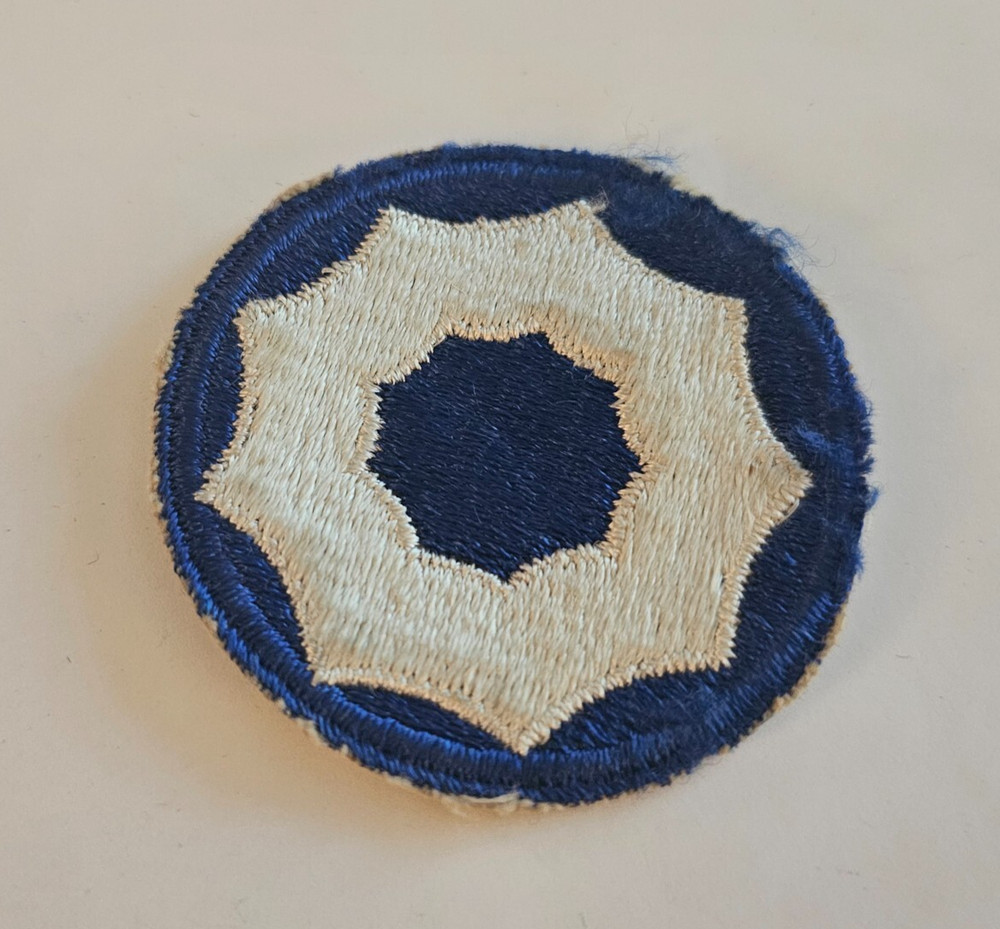 U.S. ARMY 9TH SERVICE COMMAND UNIT PATCH UNIFORM CLOTHING SHOULDER STATES SSI