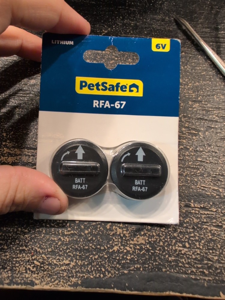 Petsafe Pet Dog Collar Replacement Battery - RFA-67
