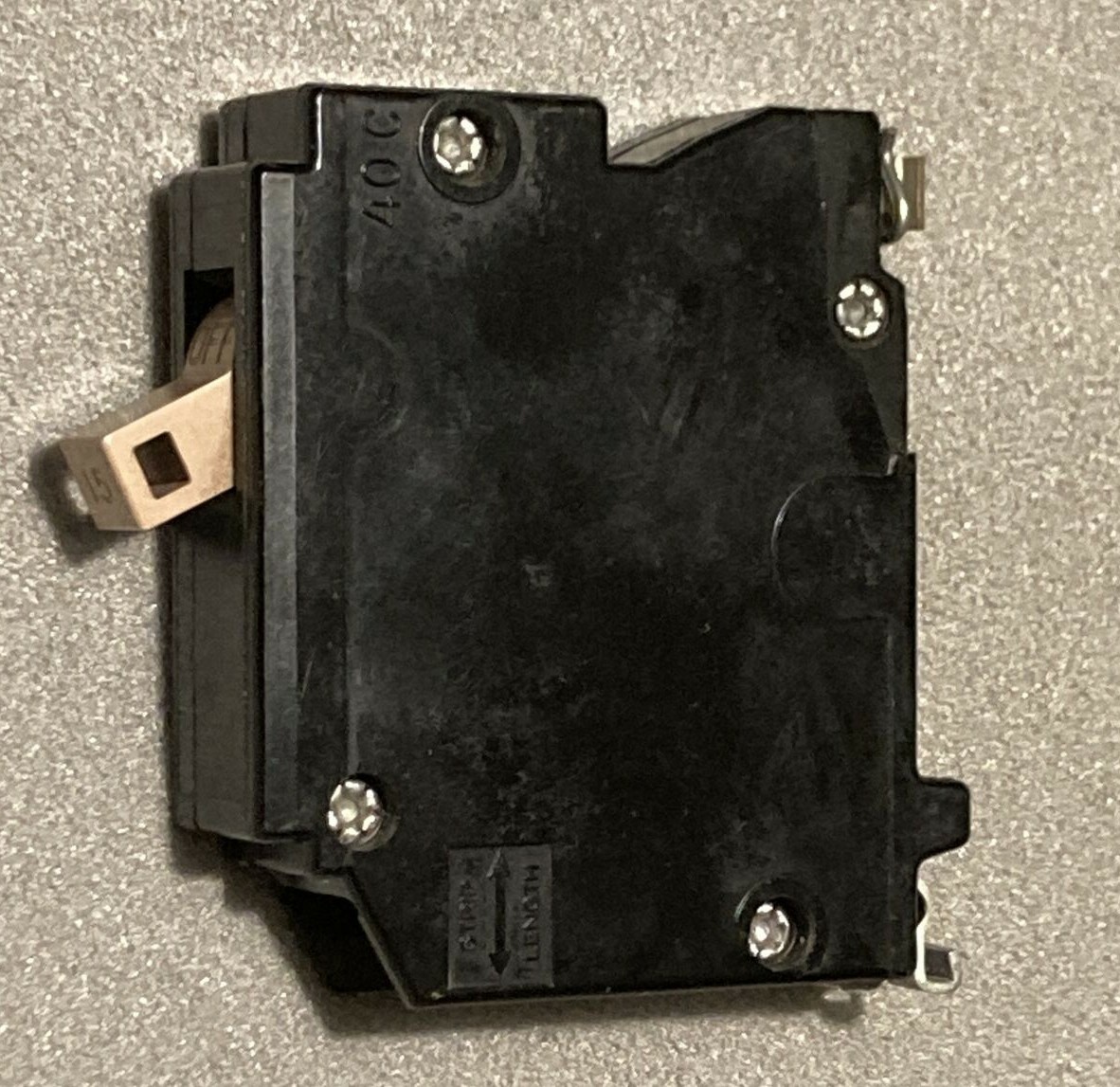 CH115 Cutler-Hammer Type CH  1 Pole 15 Amp 120V FULL NOTCH METAL FOOT (WARRANTY)