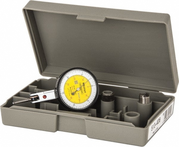 Mitutoyo 0.03" Range, 0.0005" Dial Graduation, Horizontal Dial Test Indicator...