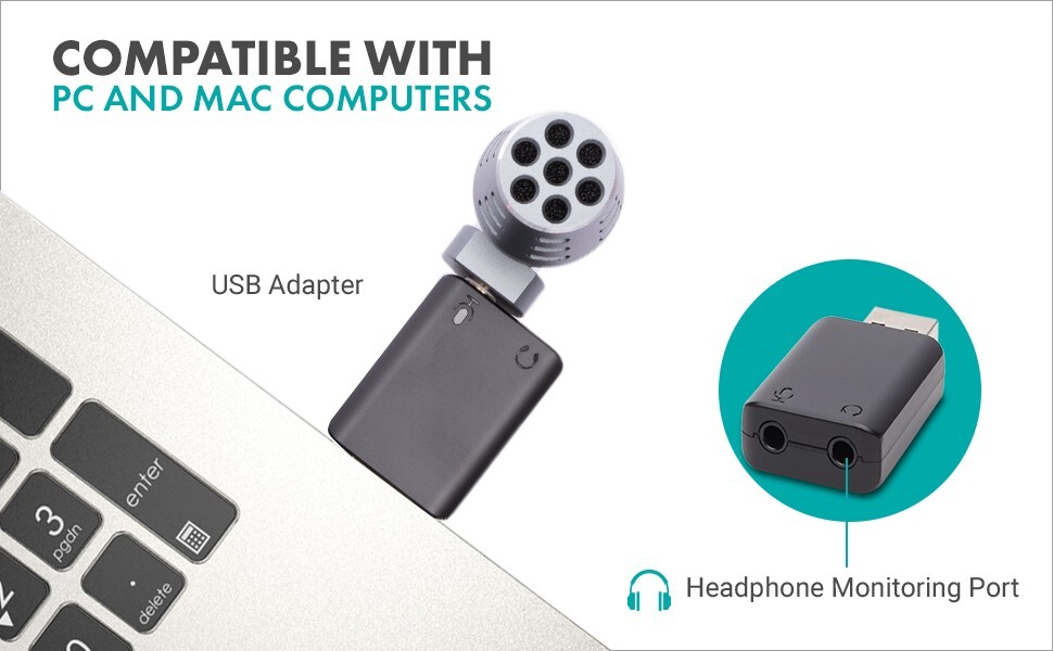 Boya BY-A100-USB Mini Omnidirectional USB Computer Microphone for PC and Mac