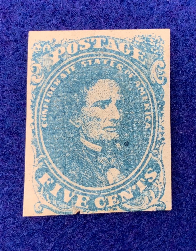 1862 Confederated States of American Postage Stamp #4