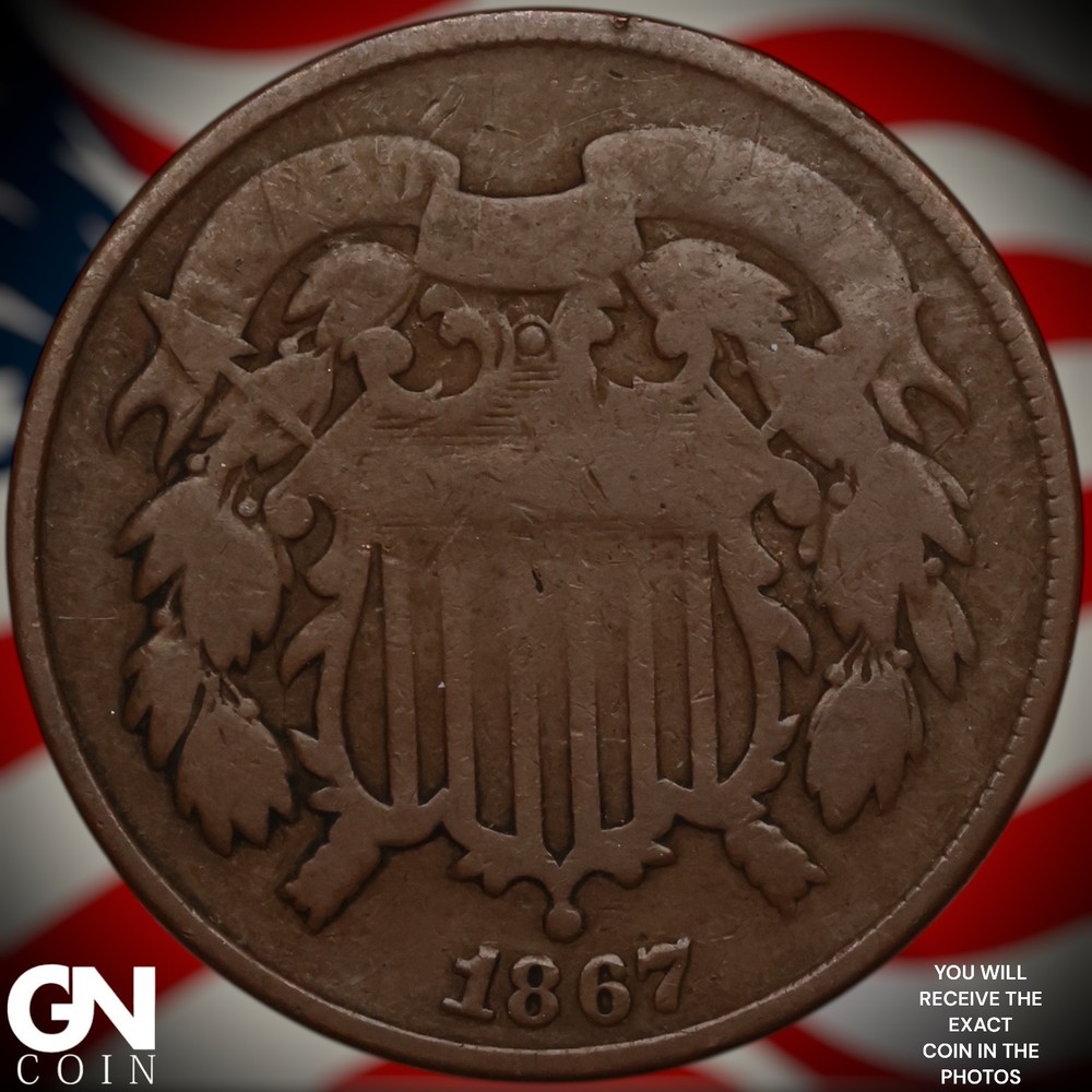 1867 2 Cent Piece A2012