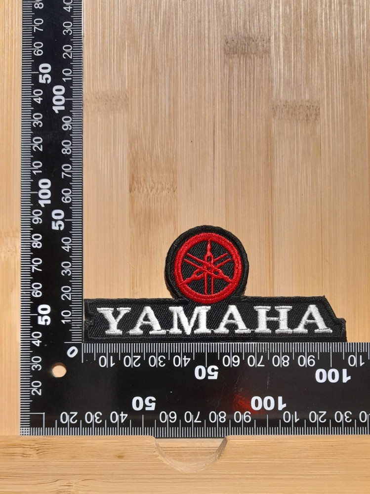 Yamaha iron on patch patch 5x10.5cm old school motorcycle racing