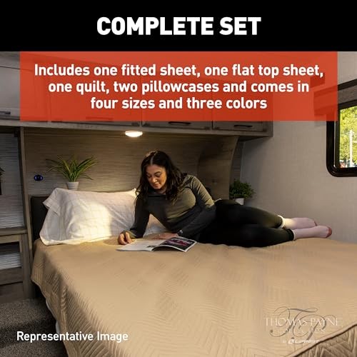 Easy Zzzs RV Bedding Set - King, Tan