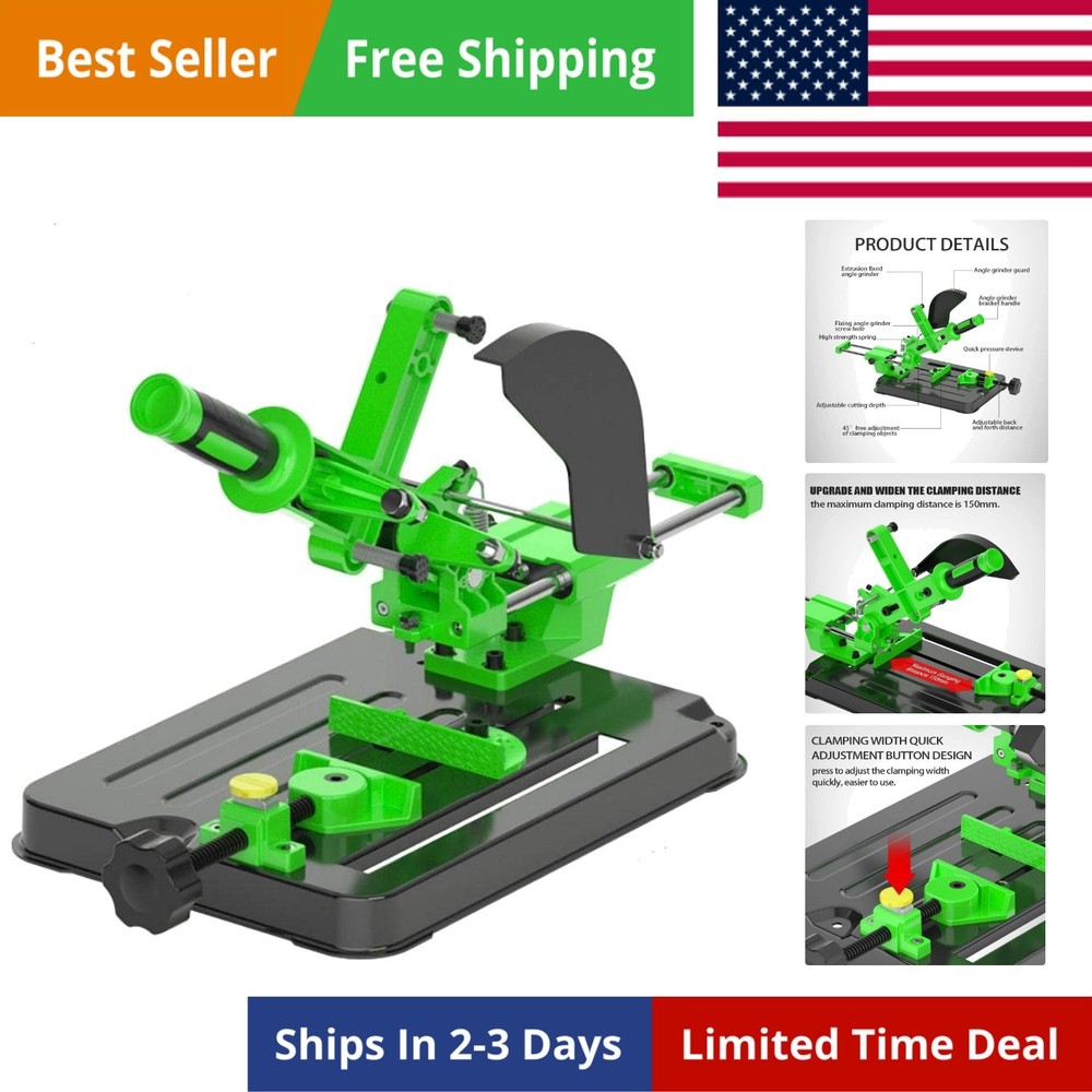 Upgrade Angle Grinder stand Universal Bracket Polishing Machine Conversion Cu...