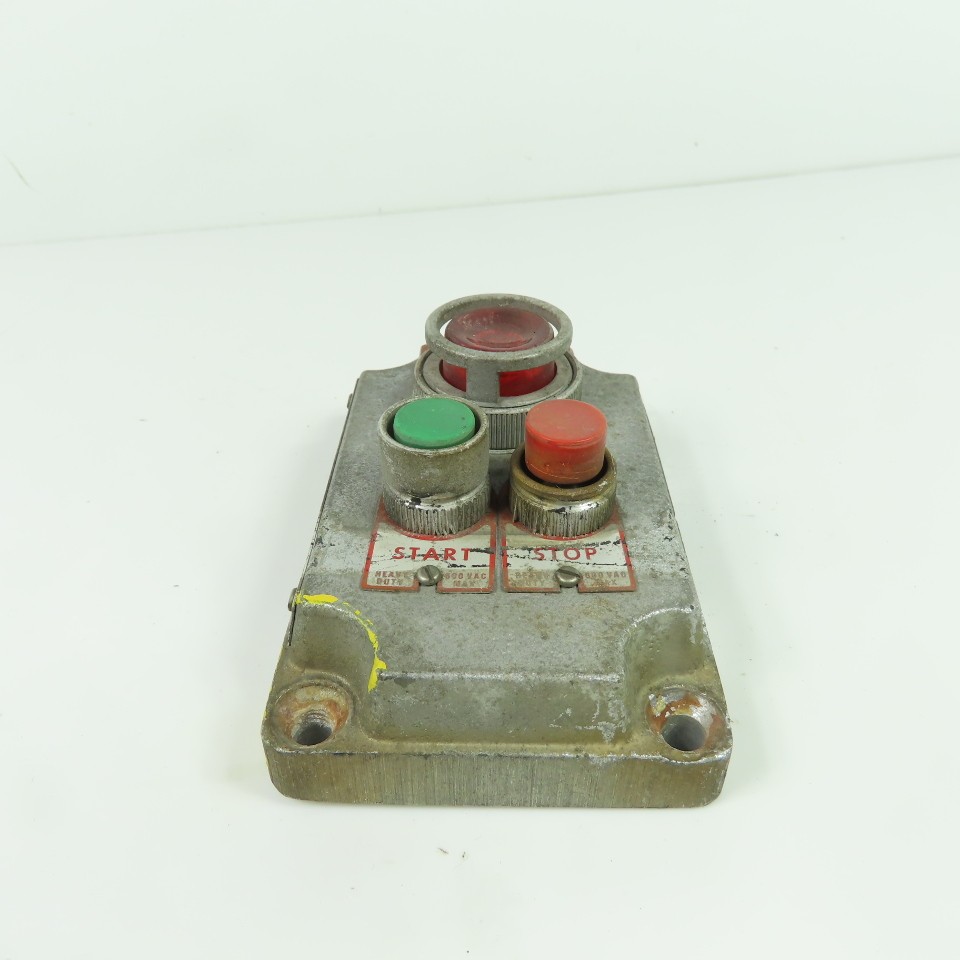 Killark XCS-0A16 Hazardous Location Start Stop Push Button Station 220VAC