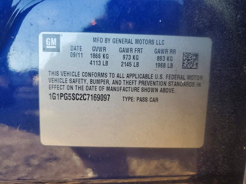 CRUZE 2012 Glove Box 4982308