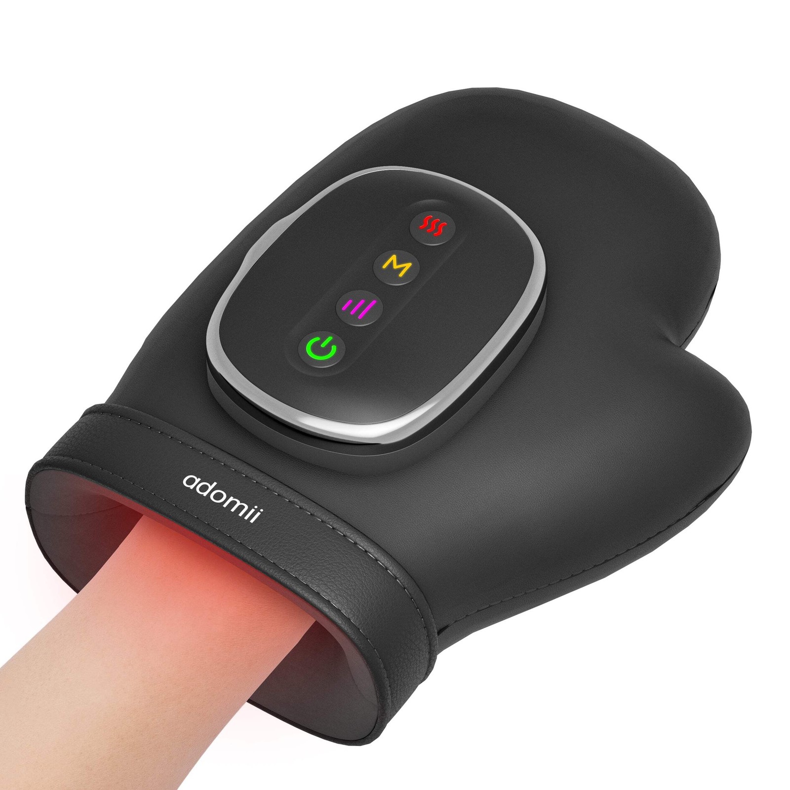Adomii Hand Massager with Heat and Compression - Personal Massage Machine