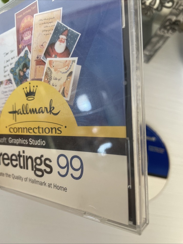 Microsoft Graphics Studio CD-ROM Greetings 99 windows software disk