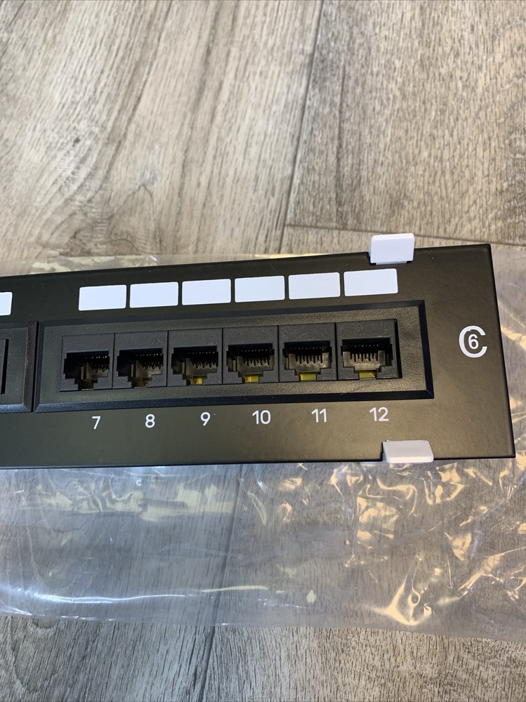 Rapink Patch Panel 12 Port Cat6 10G Support