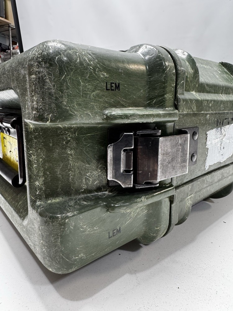 Rackmount 03U x24 General Dynamics Slide Out Composite Rack ShockMount Hard Case