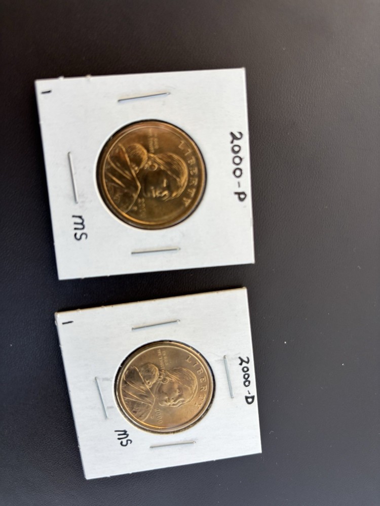 Sacagawea Dollars 2000 Three D Three P