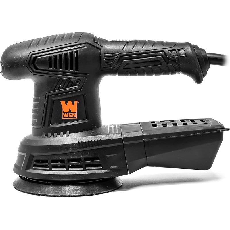 3.7A 5Inch Variable Speed Random Orbit Sander Electric Dual Grip Dust Collection