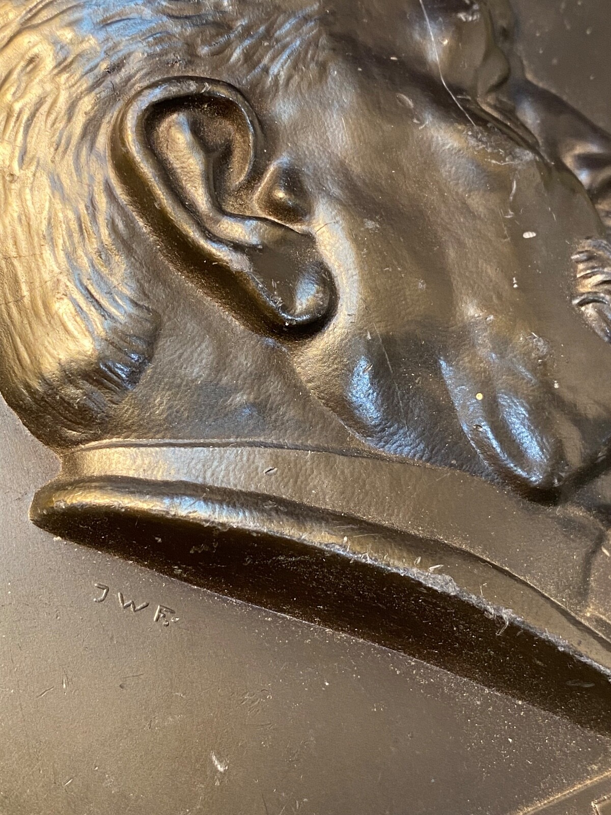 Original WWI German Hindenburg Plaque