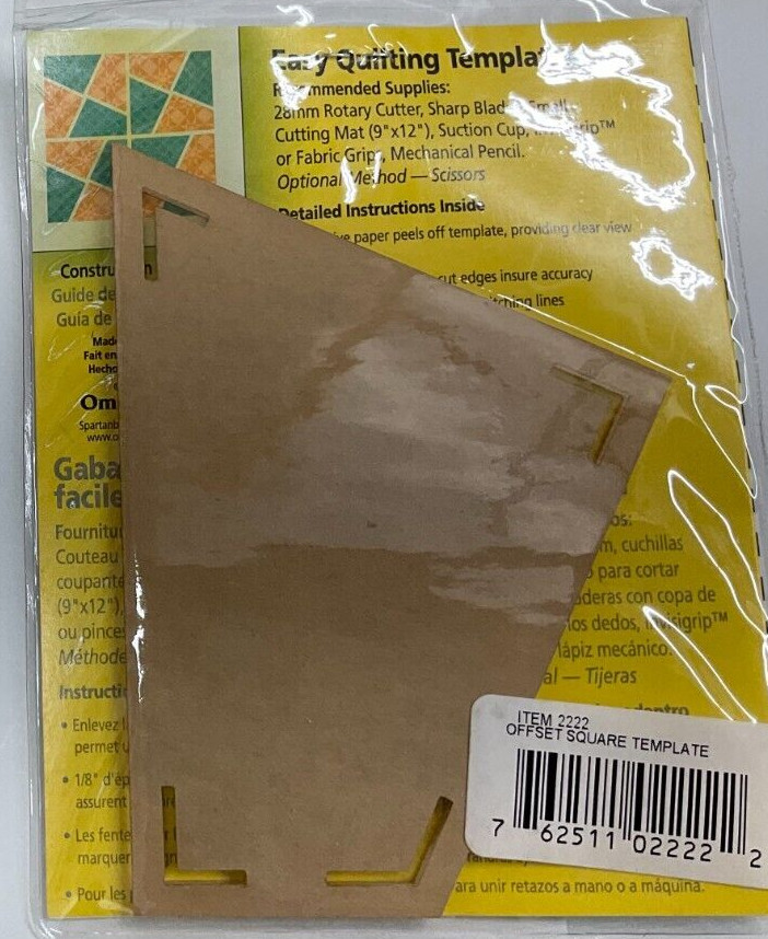 OMNI-GRID #2222 OFFSET SQUARE TEMPLATE
