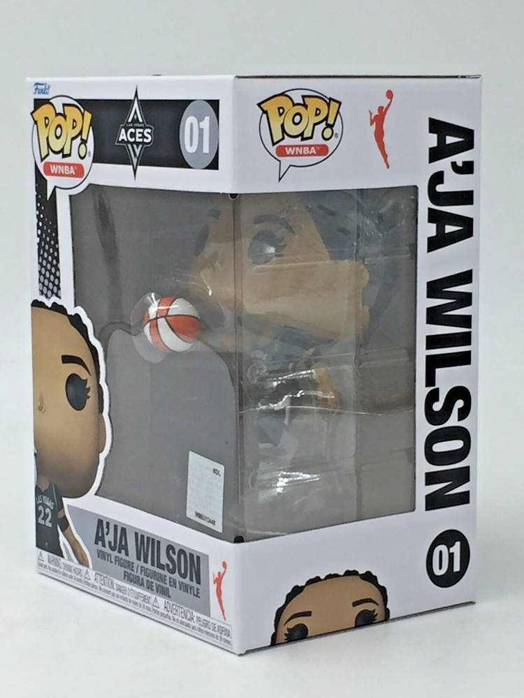 Funko Pop! WNBA Las Vegas Aces A'ja Wilson #1 With Pop Protector