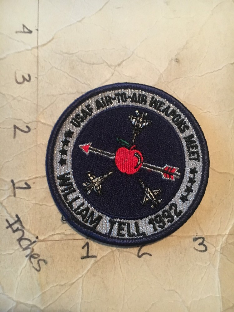 USAF 1992 William Tell weapons Meet Squadron patch 6/10/25