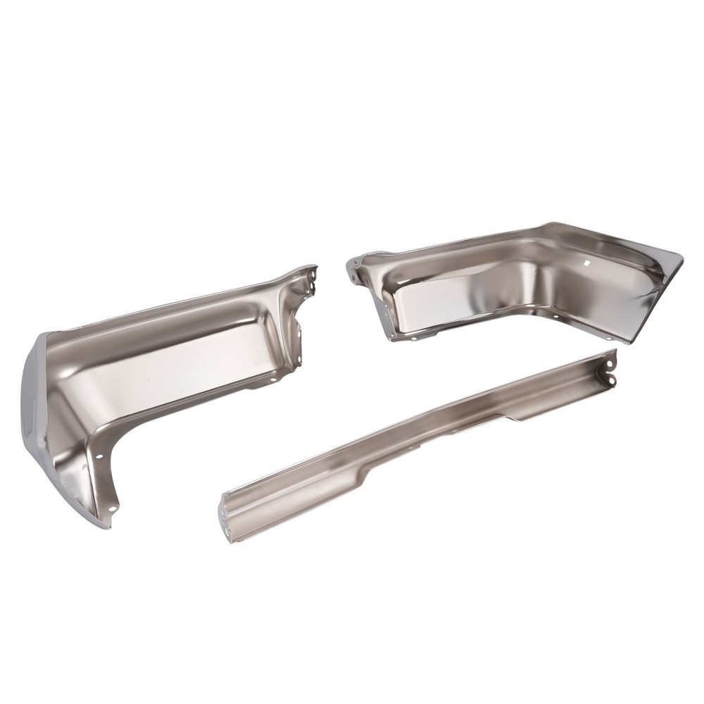 Chrome Front Bumper Panel Replacement Triple Set For Chevy Impala 1963 3PCS