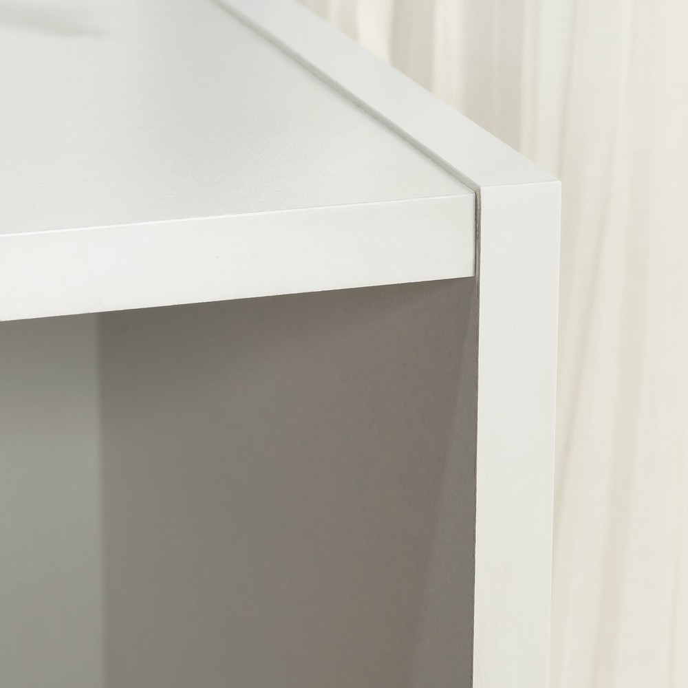 Beginnings 3-Shelf Bookcase Soft White Finish