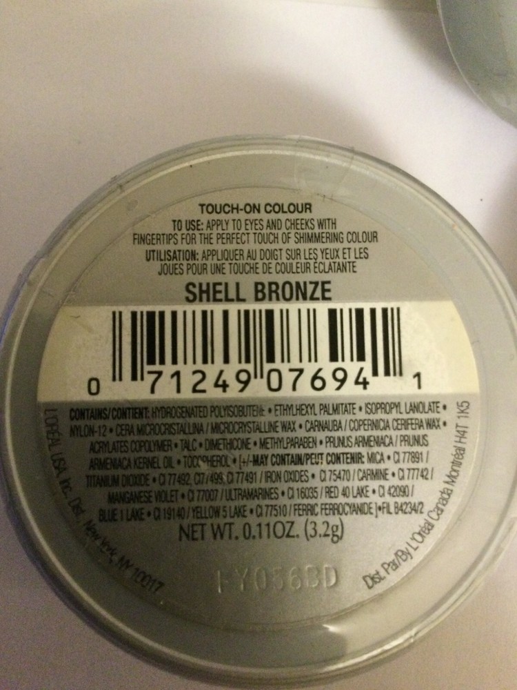 L'Oreal Touch-On Colour For Eyes & Cheeks ( Shell Bronze ) New.