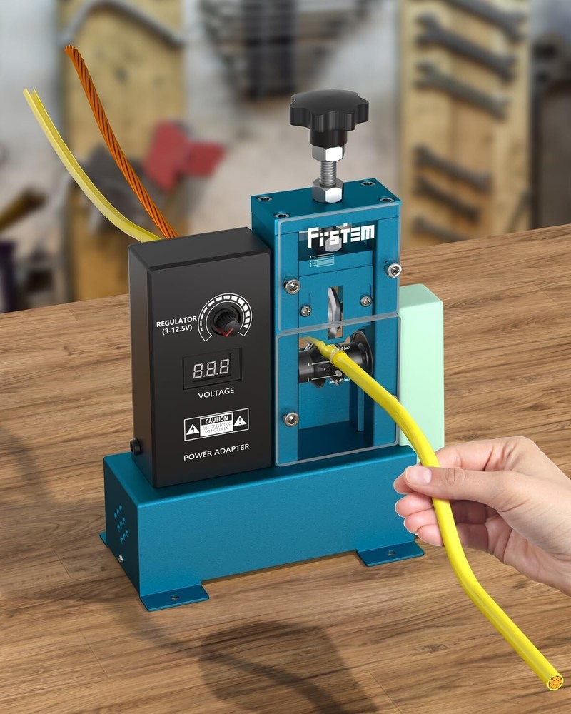 Electric Automatic Wire Stripping Stripper Machine Copper Wire 0.06"-0.39", 1572